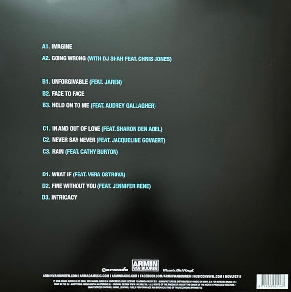 Armin van Buuren : Imagine (2xLP, Album, RE)