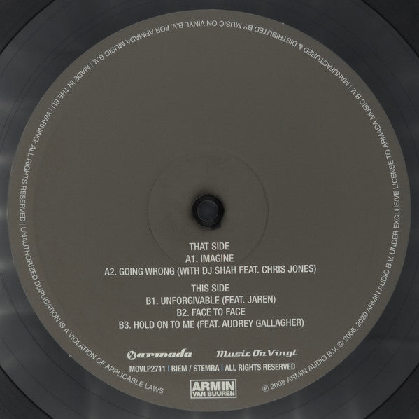 Armin van Buuren : Imagine (2xLP, Album, RE)