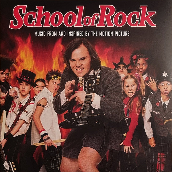 Various : School Of Rock (Music From And Inspired By The Motion Picture) (LP + LP, S/Sided, Etch + Comp, Ltd, RE, Ora)