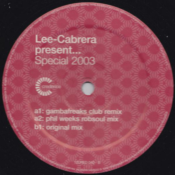 Lee-Cabrera : Special 2003 (12")