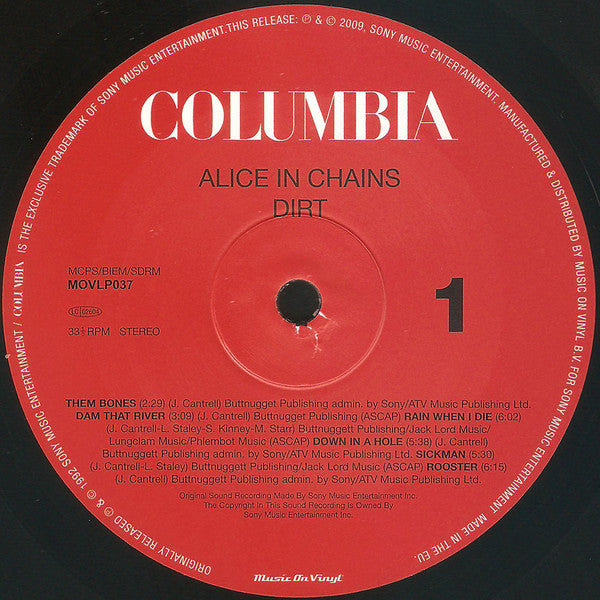 Alice In Chains : Dirt (LP, Album, RE, RM, 180)