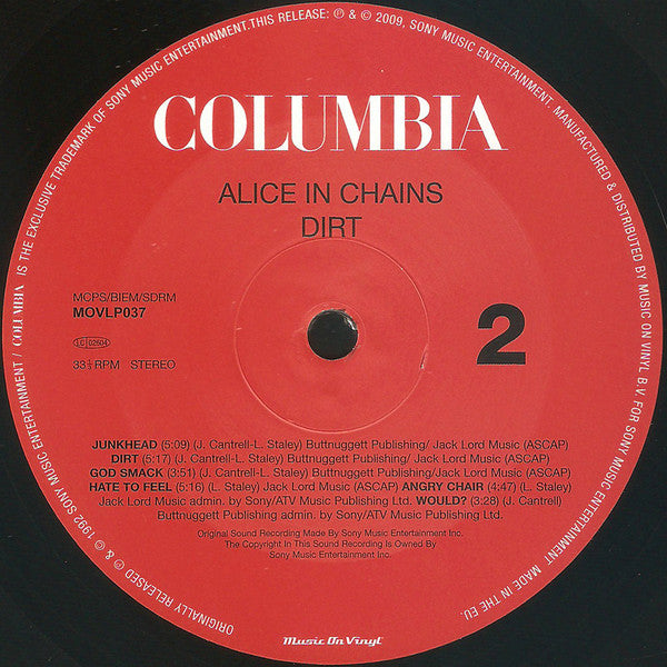 Alice In Chains : Dirt (LP, Album, RE, RM, 180)