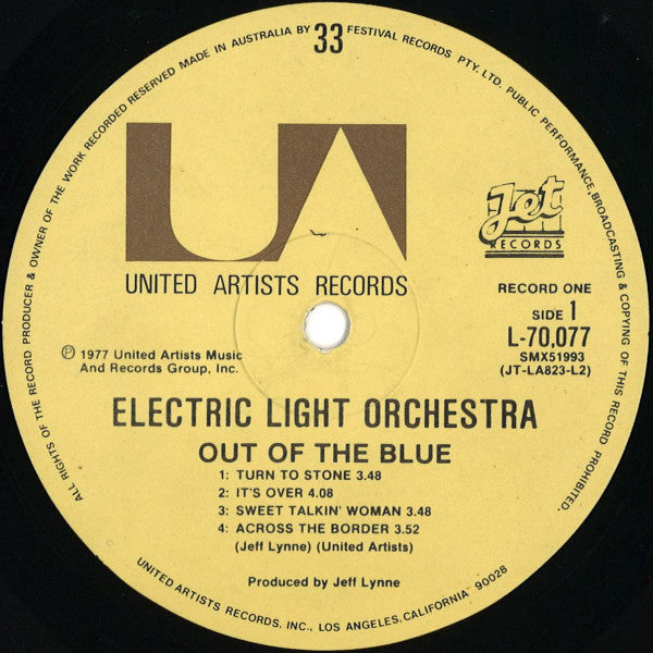 Electric Light Orchestra : Out Of The Blue (2xLP, Album, gat)