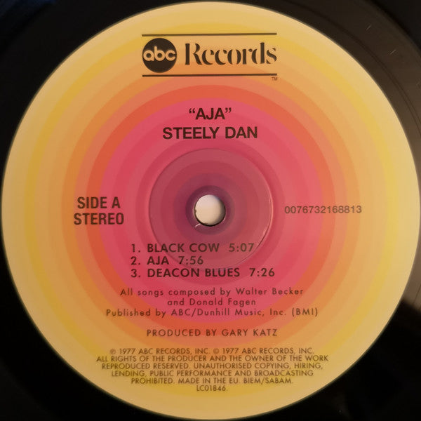 Steely Dan : Aja (LP, Album, RE, RM, Gat)