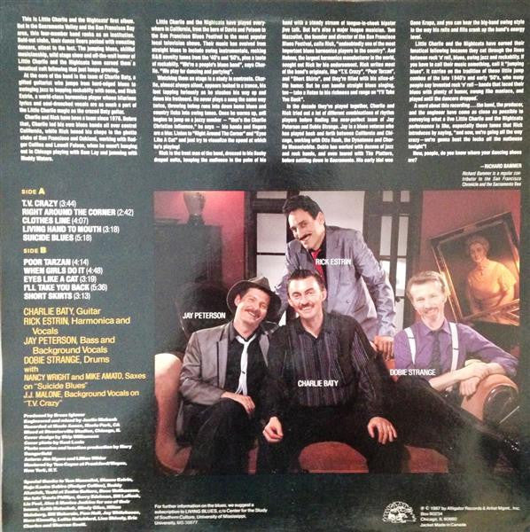 Little Charlie And The Nightcats : All The Way Crazy (LP, Album)