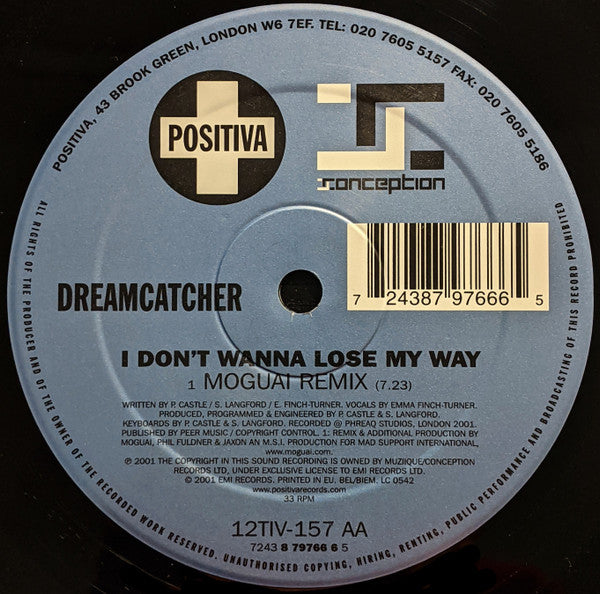 Dreamcatcher : I Don't Wanna Lose My Way  (12", Dif)