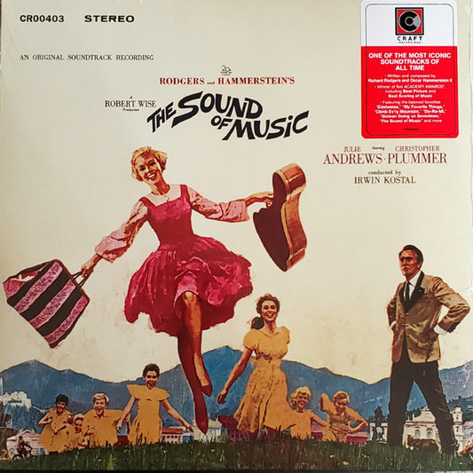 Rodgers And Hammerstein* / Julie Andrews, Christopher Plummer, Irwin Kostal : The Sound Of Music (An Original Soundtrack Recording) (LP, Album, RE)