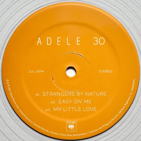 Adele (3) : 30 (2xLP, Album, Ltd, Cle)