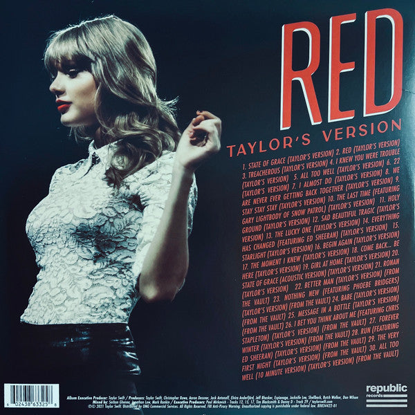 Taylor Swift : Red (Taylor's Version) (4xLP, Album, MPO)