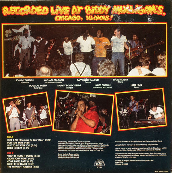 James Cotton And His Big Band : Live From Chicago - Mr. Superharp Himself! (LP, Album)