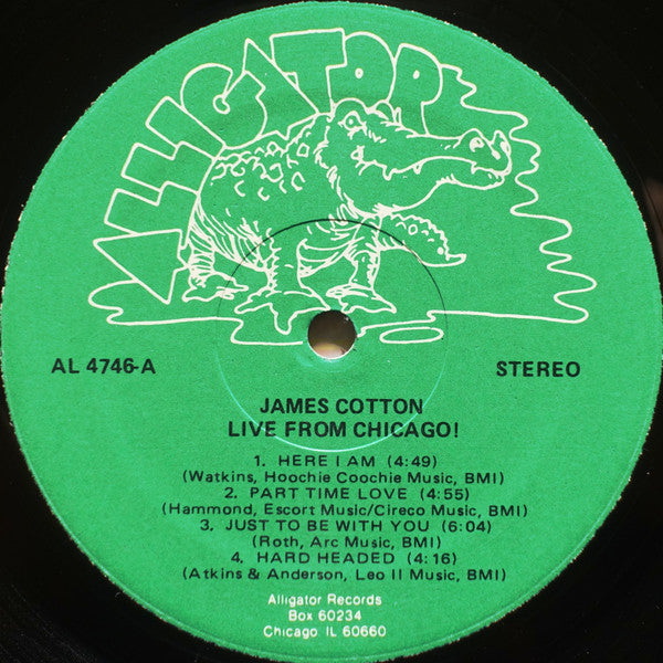 James Cotton And His Big Band : Live From Chicago - Mr. Superharp Himself! (LP, Album)