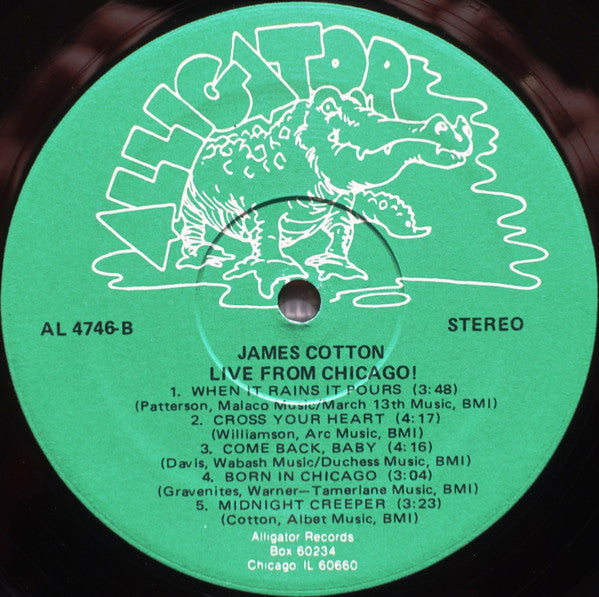 James Cotton And His Big Band : Live From Chicago - Mr. Superharp Himself! (LP, Album)