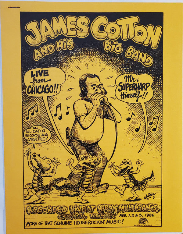 James Cotton And His Big Band : Live From Chicago - Mr. Superharp Himself! (LP, Album)