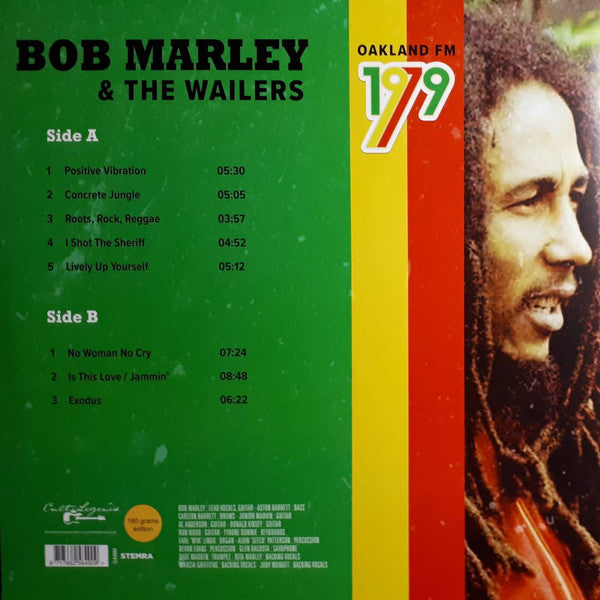 Bob Marley & The Wailers : Oakland FM 1979 - Live Radio Broadcast (LP, Unofficial, 180)