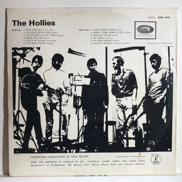 The Hollies : Hollies (LP, Album, Mono)