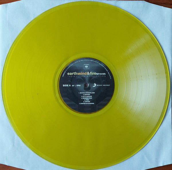 Earth, Wind & Fire : Their Ultimate Collection (LP, Comp, Ltd, RE, Yel)