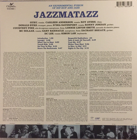 Guru : Jazzmatazz (Volume 1) (LP, Album, RE)