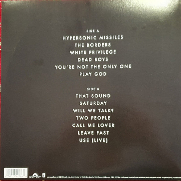 Sam Fender : Hypersonic Missiles (LP, Album)