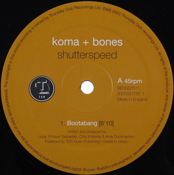 Koma & Bones : Shutterspeed (2xLP)
