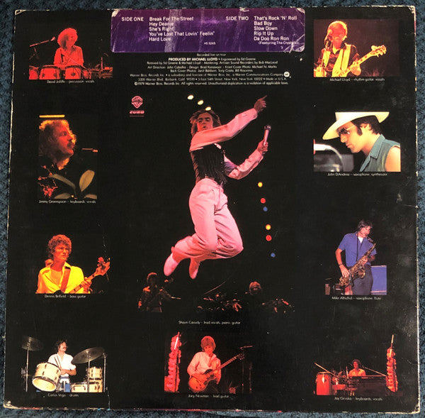 Shaun Cassidy : Live - That's Rock'N Roll (LP, Album, Jac)