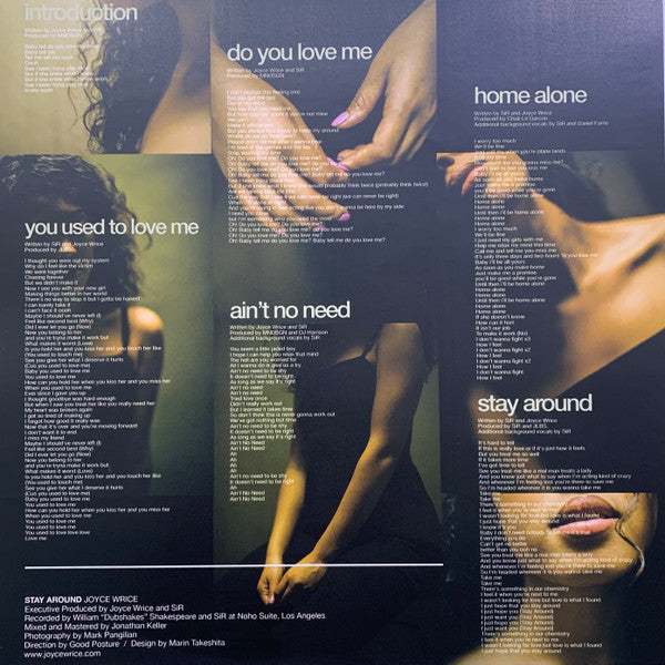 Joyce Wrice : Stay Around (12", EP)