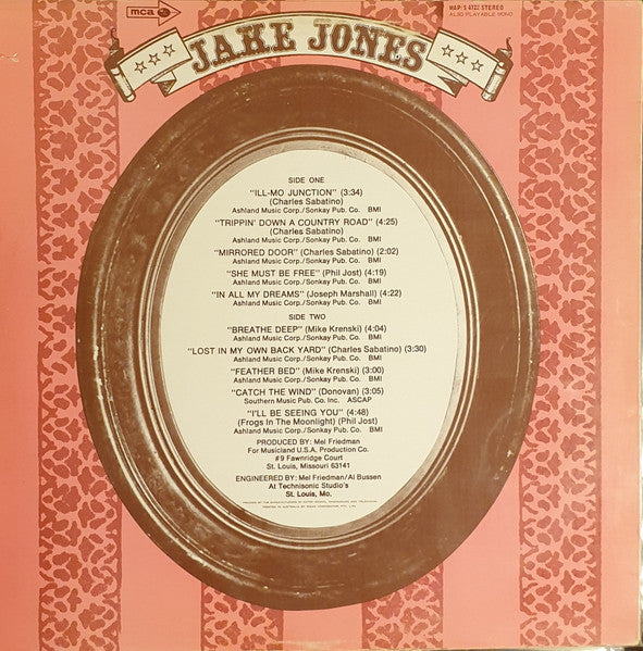 Jake Jones : Jake Jones (LP, Album)