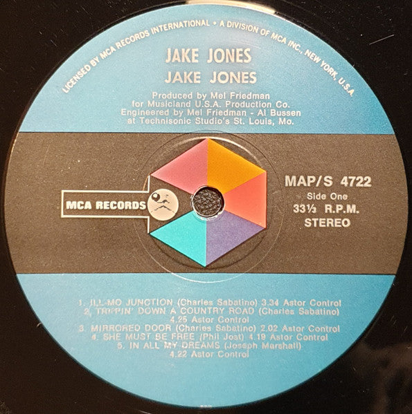 Jake Jones : Jake Jones (LP, Album)