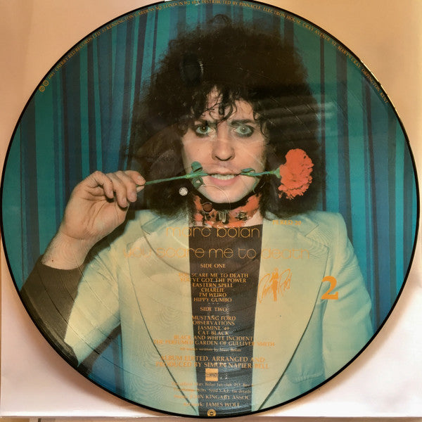Marc Bolan : You Scare Me To Death (LP, Album, Pic)