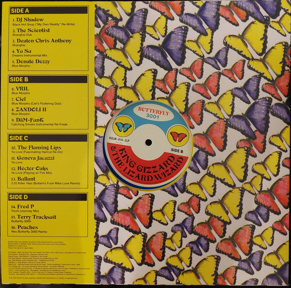KGLW* : Butterfly 3001 (2xLP, Album, Ltd, Blu)