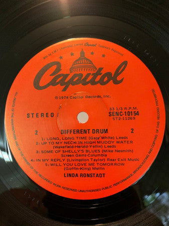 Linda Ronstadt : Different Drum (LP, Comp)