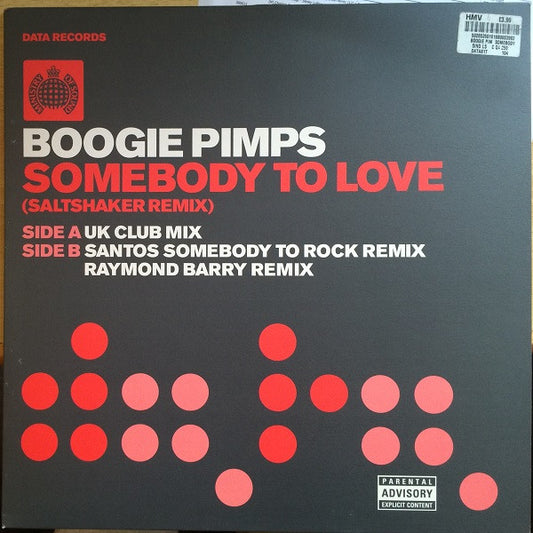 The Boogie Pimps : Somebody To Love (Saltshaker Remix) (12", Single)