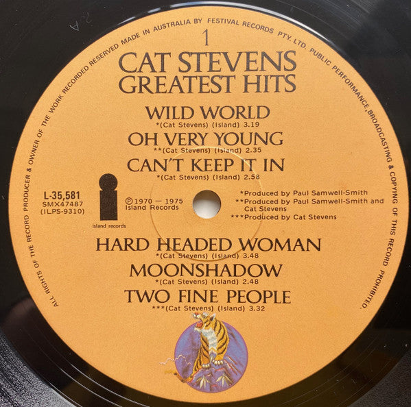 Cat Stevens : Greatest Hits (LP, Comp)