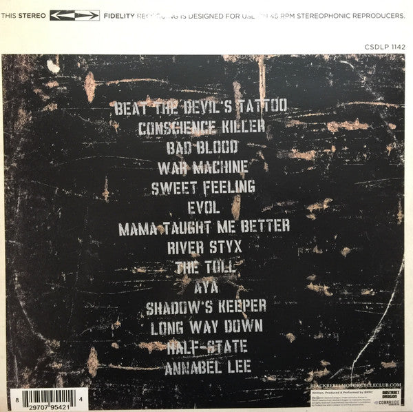 Black Rebel Motorcycle Club : Beat The Devil's Tattoo (2xLP, Album, Ltd, Whi)