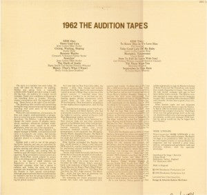 The Beatles : 1962 The Audition Tapes (LP, Comp, Unofficial)