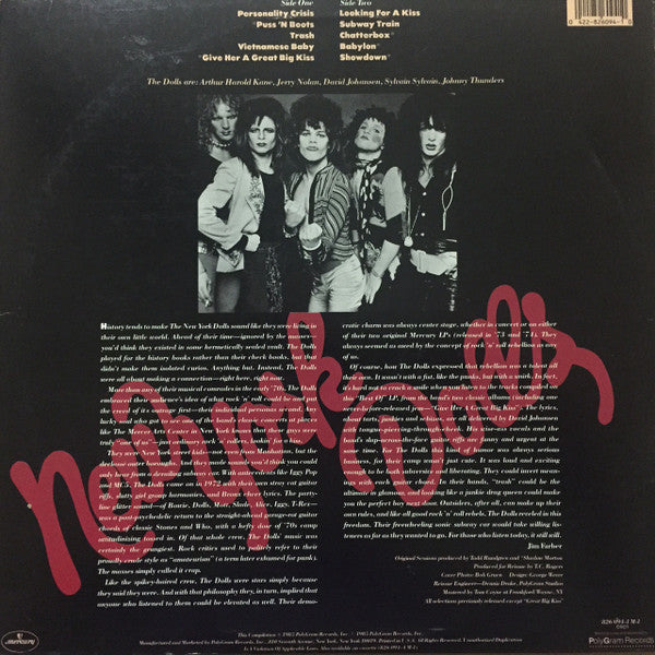 New York Dolls : Night Of The Living Dolls (LP, Comp)