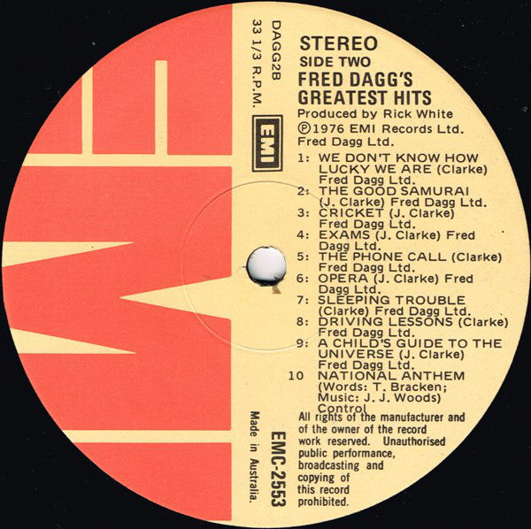 Fred Dagg : Fred Dagg's Greatest Hits (LP, Album)