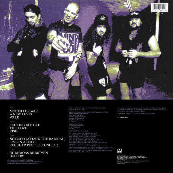 Pantera : Vulgar Display Of Power (2xLP, Album, RSD, Ltd, RE)