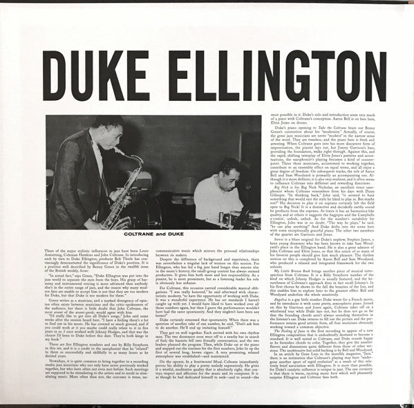 Duke Ellington & John Coltrane : Duke Ellington & John Coltrane (LP, Album, RE, 180)