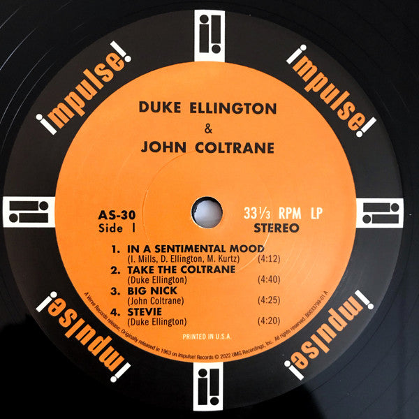 Duke Ellington & John Coltrane : Duke Ellington & John Coltrane (LP, Album, RE, 180)