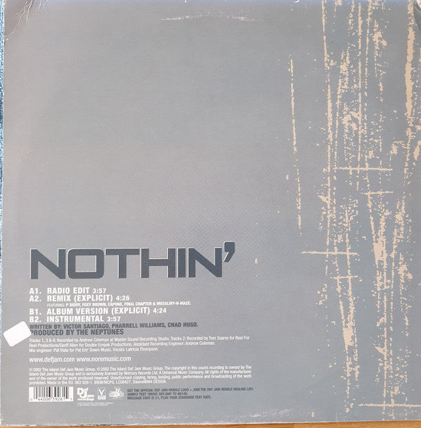 N.O.R.E. : Nothin' (12")