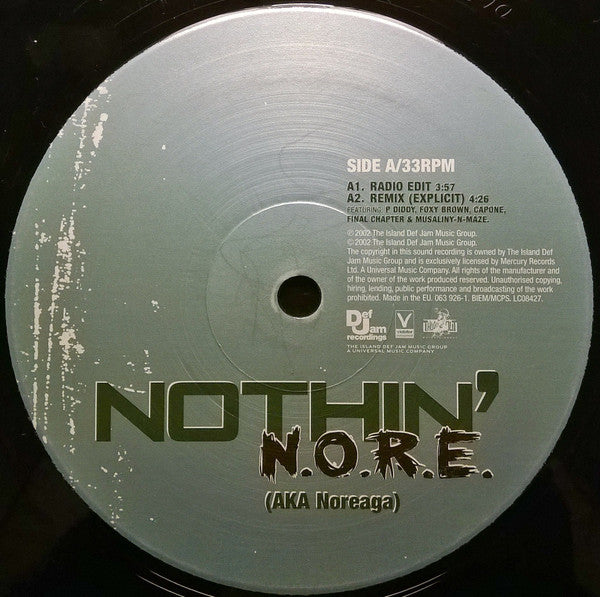 N.O.R.E. : Nothin' (12")
