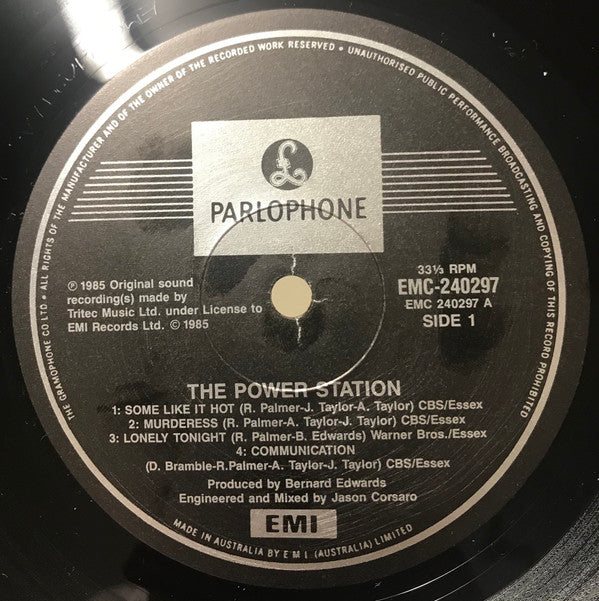 The Power Station : The Power Station (LP, Album)