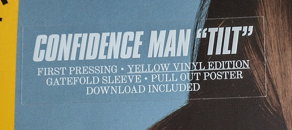 Confidence Man : Tilt (LP, Album, Ltd, Yel)