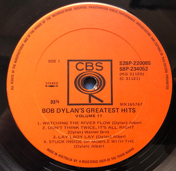 Bob Dylan : Bob Dylan's Greatest Hits Vol.II (2xLP, Comp, Gat)