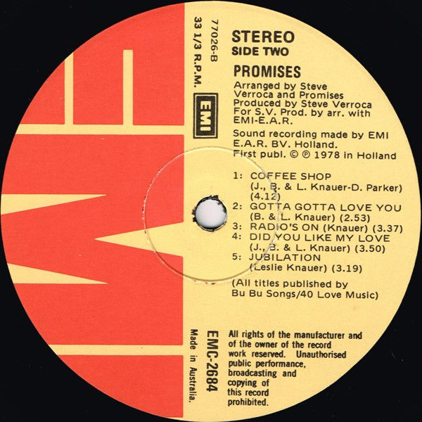 Promises : Promises (LP, Album)