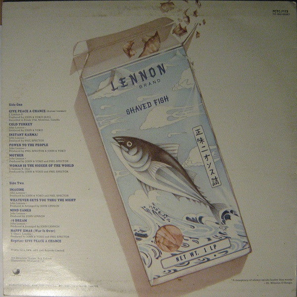 John Lennon / The Plastic Ono Band : Shaved Fish (LP, Comp)