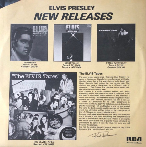 Elvis Presley : Good Times (LP, Album)