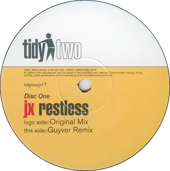 JX : Restless (12", Single, 1/3)