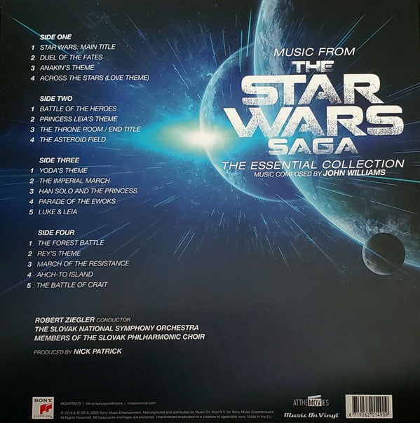 John Williams (4) : Music From The Star Wars Saga (The Essential Collection) (2xLP, Comp, RE)