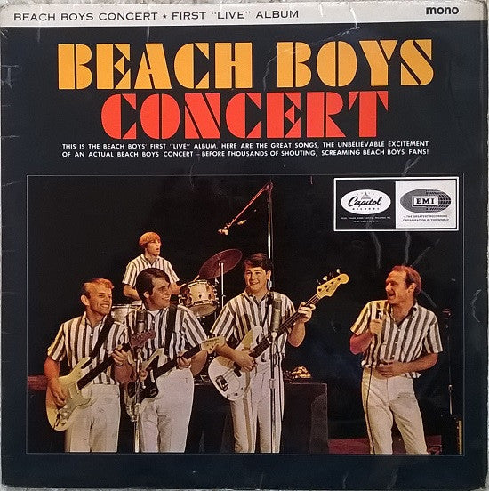 The Beach Boys : Beach Boys Concert (LP, Album, Mono)